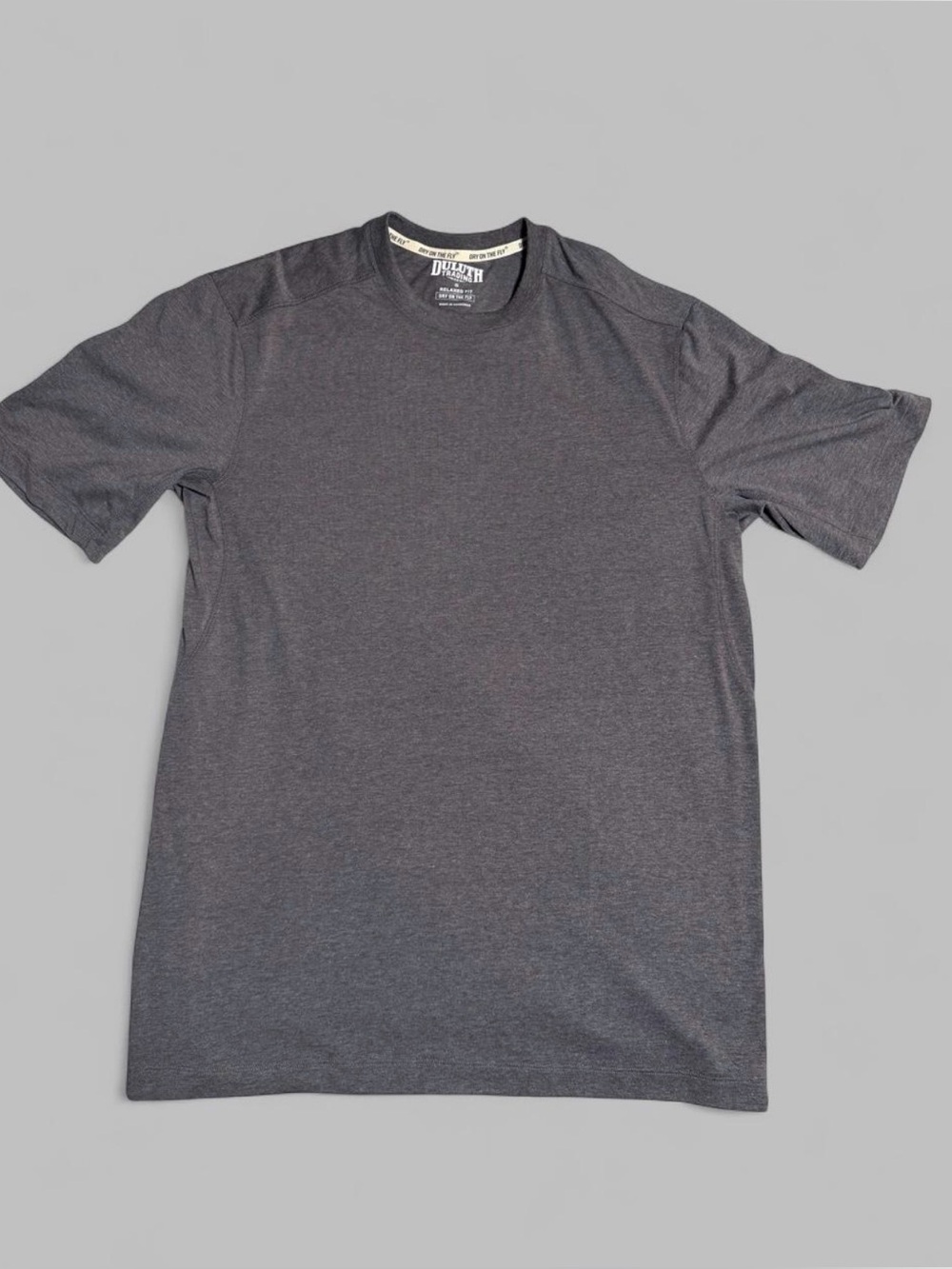 Duluth Trading Co. Dry on the Fly Gray T-Shirt